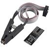 HALJIA, clip test SOIC-8/SOP-8 IC, adattatore presa con clip test, per scheda flash EEPROM BIOS 24, 25, 93, 95, programmatore con cavo