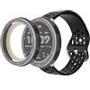 GIOPUEY Stile della Lunetta per Amazfit Active 2, Bezel Styling Ring Acciaio Inossidabile Anello della Lunetta, Anello Protettivo in Metallo in Lega di Alluminio - Grey