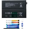 Vvuilsty BLP899 Batteria di ricambio per 1+ 10 PRO 5G 1+10 Pro NE2210 NE2211, compatibile con 1+ 10 PRO 5G 1+10 Pro con kit di riparazione