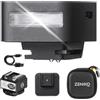 ZENIKO ZΕΝΙΚΟ ZF08 Flash da fotocamera, Flash fotografico con luminosità regolabile (5 livelli), Attacco universale per slitta a contatto caldo, 440 flash a piena potenza per fotocamere Nero