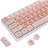 SOLIDEE Set di Keycaps Meccanici PBT da 132 Tasti, Profilo HOA, Keycaps Double Shot Foundation, Keycaps Meccanici Boxed, Compatibile con Tastiere Gaming e DIY con Interruttori MX(Liquid Foundation)