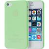 doupi UltraSlim Custodia per iPhone 4 4S, Satinato fine Piuma Facile Mat Semi Trasparente Cover, Verde
