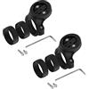 Chofit Set di 2 supporti per bicicletta, compatibili con Garmin Varia, fanali posteriori, per Edge, iGPSPORT supporto per computer ruota/bicicletta, supporto manubrio, supporto per reggisella