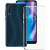 KJYF Custodia per Alcatel 1S 2020 (6.22 Pollici) Cover, Protezione Posteriore Morbido Silicone Trasparente Gel TPU Cover Slim Case per Alcatel 1S 2020 - Trasparente