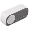 gernie Sveglia Digitale, Orologio da Tavolo con Lettore Wireless, Radio FM Integrata con Sintonizzazione Digitale, Connessione Bluetooth, Doppia Sveglia LED per Cucina, Casa, Comodino