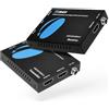 OREI Extender HDMI UltraHD su cavo singolo Cat6/Cat7 4K @ 60Hz con controllo HDR e IR - Gestione EDID fino a 50,3 m