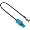 Keple Cavo Adattatore Antenna Auto 2 Pezzi Fakra Z Maschio a SMA Maschio Veicolare Autoradio per Antenne GSM, GPS, DAB & TV Fakra a SMA Antenna Compatibile con Accessori Automotive per Veicoli e Camion 15cm
