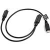 System-S 56973756 - Adattatore Cavo di Ricarica USB Tipo C con 2 Prese Micro USB