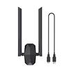 ioGiant chiavetta WiFi 6 USB da 1800 Mbps per PC Fisso, Dual Band 5GHz+2.4GHz Lunga Portata Antenna, Alto Guadagno Internet Ricevitore Adattatore Dongle Supporta SOLO Windows 11/10