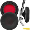 Geekria QuickFit - Cuscinetti auricolari di ricambio per cuffie Plantronics Voyager Focus UC B825/ 2 UC, BLACKWIRE 5220/5210/7225, Backbeat Sense, colore nero