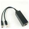 DSLRKIT - Splitter PoE (Power Over Ethernet) attivo, da 48 V a 12 V, 2 A, conforme alla norma IEEE802.3at, 24 watt