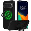 kwmobile Cover per Google Pixel 10 / Pixel 10 PRO Cover Magnetica - Custodia Rigida Compatibile con Magsafe - Protezione Smartphone con Anello Rotante a 360° - Nero