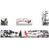 Laroal PTB Landscape Keycap Set Kit di tasti universali per tastiere meccaniche Include barra spaziatrice ESC Invio Invio tastierino numerico
