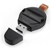 Gladgogo Caricatore compatibile con itbit Inspire 2/Fitbit Ace 3, esclusivo supporto USB caricabatterie dock per smartwatch itbit Inspire 2/Fitbit Ace 3, nero