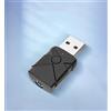 DUOBAGMA 5 in 1 USB Bluetooth 5.4 ricevitore trasmettitore audio senza fili adattatore scheda audio 3,5 mm Aux musica per TV computer auto altoparlante PC