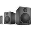 Wavemaster Cube Mini Neo Black - Sistema di Altoparlanti da Scaffale (36W) con Streaming Bluetooth, Connessione Digitale e Telecomando IR (66370) - Nero