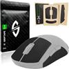 SensoryBoost Grip Tape Set per Logitech G Pro 2 Lightspeed (+ pad extra Grip), assorbe il sudore, estremamente antiscivolo, ultra sottile (0,5 mm), autoadesivo e senza residui, accessorio per mouse da