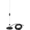 Bingfu Antenna VHF UHF Veicolare Auto Radio Mobile Doppia Banda 136-174 & 400-460 MHz, 39 cm, Base Magnetica, Connettore PL259, Cavo 5 m per Ricetrasmittente e Dispositivo di Comunicazione Amatoriale