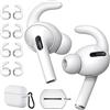 AWAVM - Set di 4 paia di ganci auricolari antiscivolo per AirPods Pro 2019