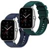 FuzeDa Cinturino per Amazfit GTS 2 Mini/GTS 2/2e/Amazfit GTS 3/GTS 4, 20mm Silicone Sportivo Braccialetto per Amazfit Bip/Bip U/Bip Lite/Amazfit GTR 42mm/Samsung Galaxy Watch 4/5