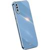 RankOne La Custodia del Telefono è Adatta per Samsung Galaxy A50 / A50S / A30S (6.4 Inches), Case per Cellulare in Silicone con Telaio Galvanico - Blu navy