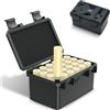 JJC 21700 - Custodia per batteria impermeabile, per 24 batterie 21700/20700 e tutte le batterie di dimensioni simili, organizer per batterie