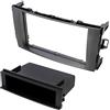 AERZETIX - C40967 - Mascherina telaio adattatore 2 DIN per autoradio - in plastica - compatibile con Toyota Auris 2007-2012
