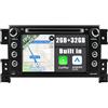 YUNTX [2+64G] Android 15 2 Din Radio con navigazione per Suzuki Grand Vitara 2005-2013: [Integrato CarPlay/Android Auto/DSP/GPS]-IPS 2.5D Touch screen-DAB/Bluetooth 5.0/Controllo del volante/USB/WiFi