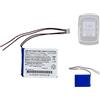 HIGHAKKU Batteria di ricambio 361-00043-00 compatibile con Gar-min 010-01626-02, 4RL58983, Edge 200, Edge 205, Edge 500, Edge 520, Edge 820, Edge Explore 820