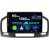 BXLIYER SXAUTO [6GB+128GB] Android 15 IPS Autoradio Per Opel Holden Insignia (2008-2014) - Senza fili CarPlay/Android Auto - LED Camera + MIC - DAB Fast-boot Volante 360-Camera AHD WIFI - 2 Din 9 Pollici
