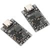 Ruimou 2Pcs Type-C USB 2/3S BMS 3.7V 1.5A Scheda di protezione del caricatore/Batteria al litio Boost Modulo di ricarica per batterie al litio o batterie ai polimeri di litio
