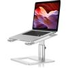 GOKEDA Supporto per computer portatile, ergonomico regolabile, supporto per altezza in lega di alluminio, compatibile con MacBook Air Pro, Dell, HP, Lenovo Samsung (più laptop da 11 a 17 pollici)