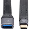 cablecc USB 3.1 Tipo C maschio host a USB3.0 Tipo A femmina OTG piatto sottile FPC cavo dati per laptop e telefono