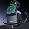 iVANKY per iPhone 16/15/14 Series Pro Max Caricatore, Wireless Station Cube 5 in 1 con Cavo Telescopico per MagSafe Charger, 65W Stazione di Ricarica Rapida per Apple Watch Ultra, per AirPods