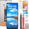 YHX-OU 6.5 Nero Display per Samsung Galaxy A32 5G SM-A326B LCD Schermo Touch Screen Digitizer Assemblea E Strumenti di Installazione+1 Pezzo Vetro temperato [Non per Galaxy A32 4G A325F]