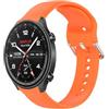 GIOPUEY Cinturini Compatibile con OnePlus Watch 2R, Morbido Silicone Cinturino [Resistente all'Usura] [Traspirante] - Orange