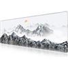 LL-COEUR Tappetino per Mouse da Gioco Grande con Motivo 140x50x0,3cm, Tappetino da Scrittura Esteso XXL Tappetino di Protezione (1400x500x3mm, Stile 1)