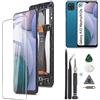 RongZy LCD Display per 6.5 Samsung Galaxy A12 Nacho/Galaxy A12S A127F A127M Schermo LCD Touch Screen Assemblea Sostituzione di Vetro Digitalizzatore con Strumenti(Nero con Cornice)