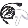 UAYESOK Auricolare radio a tubo acustico a 1 filo, auricolare walkie talkie a 1 pin con microfono PTT per Motorola CLP446 CLP1010 CLP1040 CLP1060 HKLN4455 HKLN4487 radio di sicurezza bidirezionale