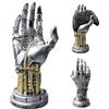 BORDEAG Cyberpunk Supporto per Casco E Controller: Supporto Casco Gamer, Statua Della Mano Meccanica Creativa, Supporto Per Cuffie Da Gioco, Mano Meccanica Cyberpunk Decorazione Per Ufficio