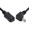CY Cavo di prolunga da mini USB 2.0 tipo B maschio a 5 pin maschio a mini USB 5 pin femmina, 20 cm, con angolo di 90 gradi