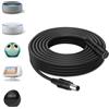 Tonton Cavo di prolunga DC da 3 m, compatibile con Echo Dot (3/4/5° generazione), Echo Show 5 (1° gen/2° gen), Echo Spot, Fire TV Cube, Echo Dot con orologio, Echo Dot Kids Edition - per adattatore da