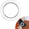 MxyVrix Base Magnetica Compatibile con PopSocket Impugnature per MagSafe iPhone Serie Custodie,Magsafe Ring,Base Rimovibile per Kindle/Supporto Anello, Piastra Portatile Sottile e Leggera, Trasparente Opaco