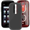 AQGG Custodia per Unihertz Jelly Star (3.00) Cover, Black Protettivo Sottile Morbido Silicone Custodia Protezioni Skin Bumper - Nero