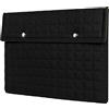 BAAGOAZ Custodia Laptop 13-14 Pollici, Borsa Trapuntata con Chiusura Magnetica, Compatibile con 13/14 MacBook, Chromebook, PC Notebook, Computer Portatile, Nero