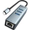 Lemorele Hub USB C per MacBook Pro/Air M1, Lemorele 7 in 2 Adattatore USB C con 4K HDMI, 2 USB 3.0, PD100W, SD/TF, Trasferimento dati USB-C per MacBook Pro M1 2016-2021 MacBook Air M1 2018-2020