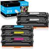 LeciRoba 201X CF400X per HP 201X 201A CF400X CF400A CF401X CF401A CF402X CF402A CF403X CF403A Toner ,per HP Color LaserJet Pro M252dw M252n ,MFP M277dw M277 M274n M277c6 M277n (5 confezione)