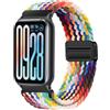 KeeFos Cinturini per Mi Band 10 Pro/Redmi Watch 6 Active(Arcobaleno) | Bracciale in Nylon con Magnetico, Cinturino per XXiaomi Smart Band 10 Pro/9 Pro/8 Pro/Redmi Watch 6/5/4/Redmi Watch 6 Lite