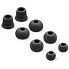 MMOBIEL Gommini auricolare in silicone compatibile con Powerbeats 2/3 Monsterbeats Wireless compatibile con beats by Dre headphones 4 Paia - Nero