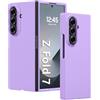 GIOPUEY Cover Compatibile con Samsung Galaxy Z Fold 7, Materiale PC Rigido Custodia, Comodo e Liscio al Tatto Case，Antiurto, Anti-Impronta - Purple